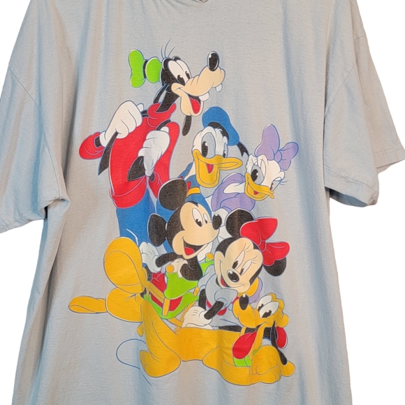 Disney Mickey Mose & Gang Pajama PJ Night Shirt Unisex OSFM - Picture 2 of 14